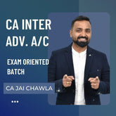 CA Inter Adv. Acc. | Exam Oriented Batch by CA Jai Chawla | For Jan 26 Exams